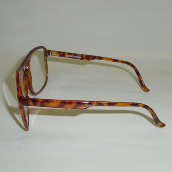 NWT Vintage 90's Plastic Square Full Frame Reading Glasses +1.75 (S.Tort… - Picture 2 of 4